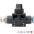 Pu Hose Fitting Valve 6mm X 1/8'm